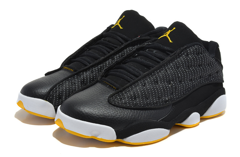 Air Jordan 13 Mens Shoes Aaa Black/Yellow Online